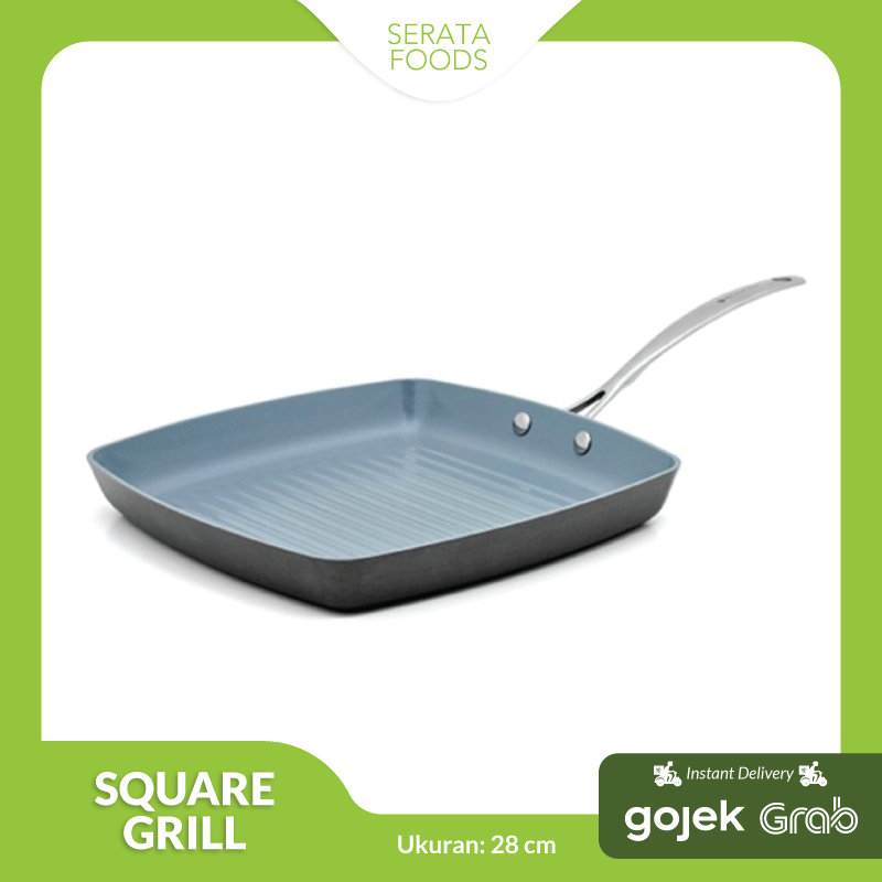 Ecopan NECOSG11PCH 11-Inch Square Grill