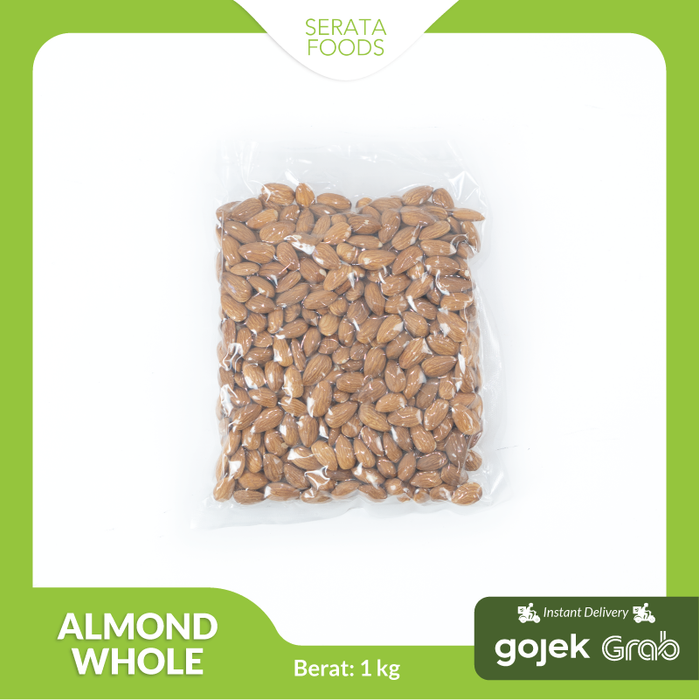 Almond Raw Whole NPX 27/30 - 250gr