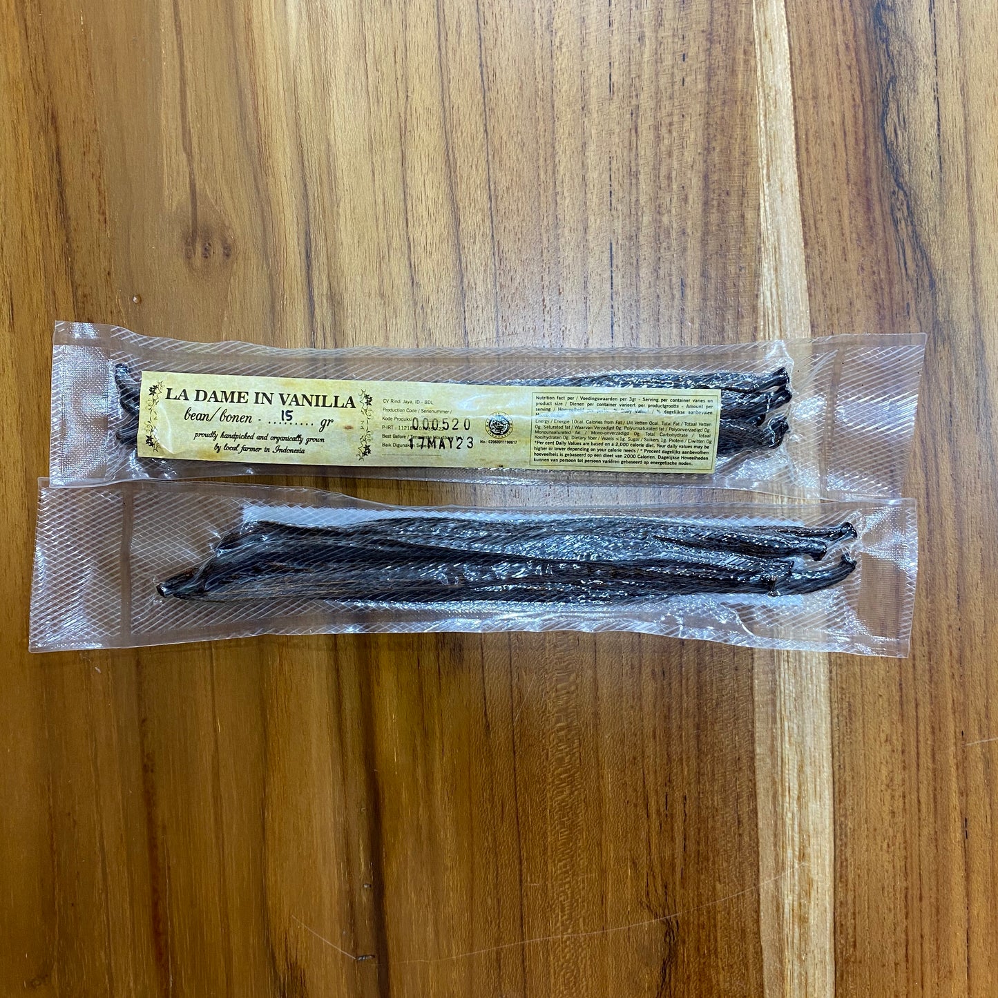 La Dame in Vanilla LVB15 Vanilla Bean 15gr - SerataFoods