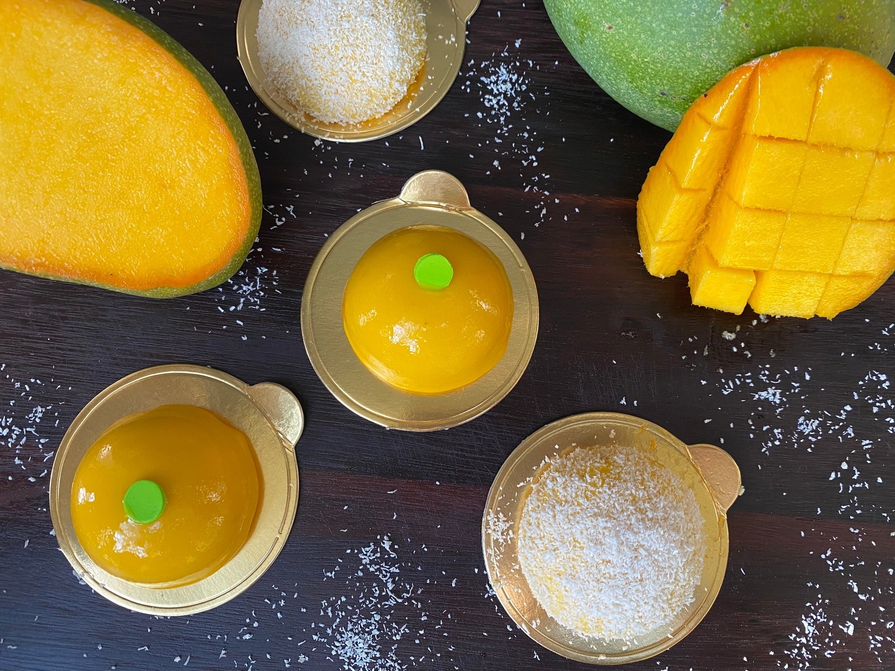 Resep : Tropical Mango Mousse Dome Cake