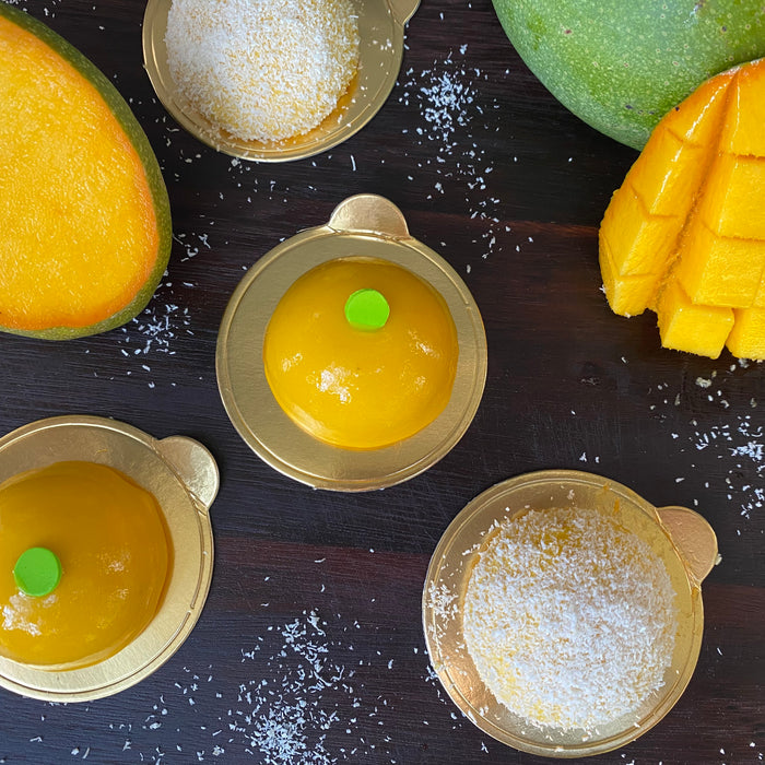 Resep : Tropical Mango Mousse Dome Cake