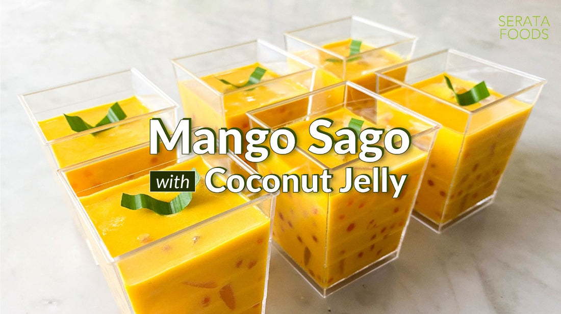 Resep Mango Sago dengan Coconut Jelly