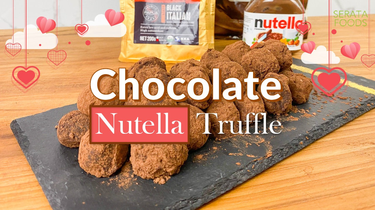 Resep Chocolate Nutella Truffle - Valentine Special