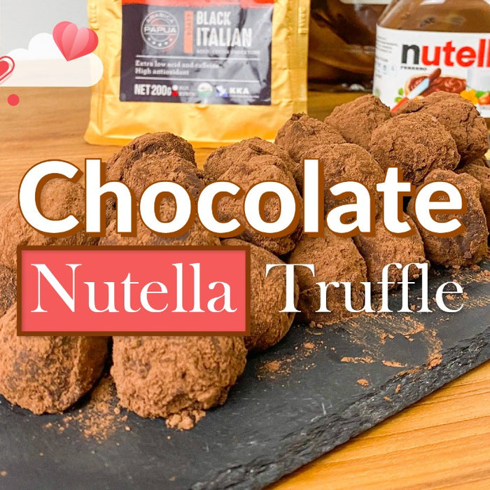 Resep Chocolate Nutella Truffle - Valentine Special