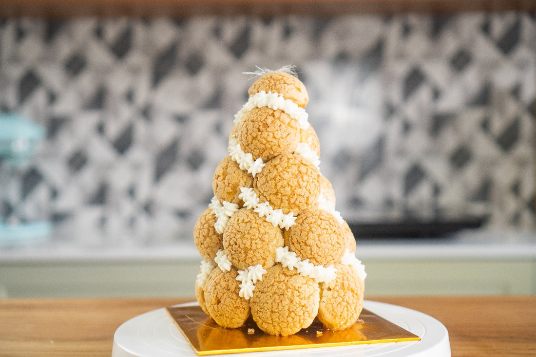 Resep Croquembouche - Coffee Choux Au Craquelin | Coffee Cream Puff