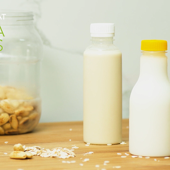 Bikin Susu Non-Dairy: Resep Susu dari Almond, Beras, dan Oat