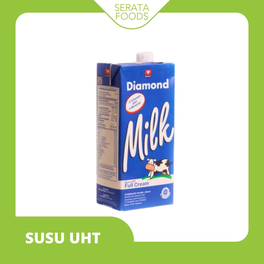 Susu Diamond Milk UHT Full Cream 1 L