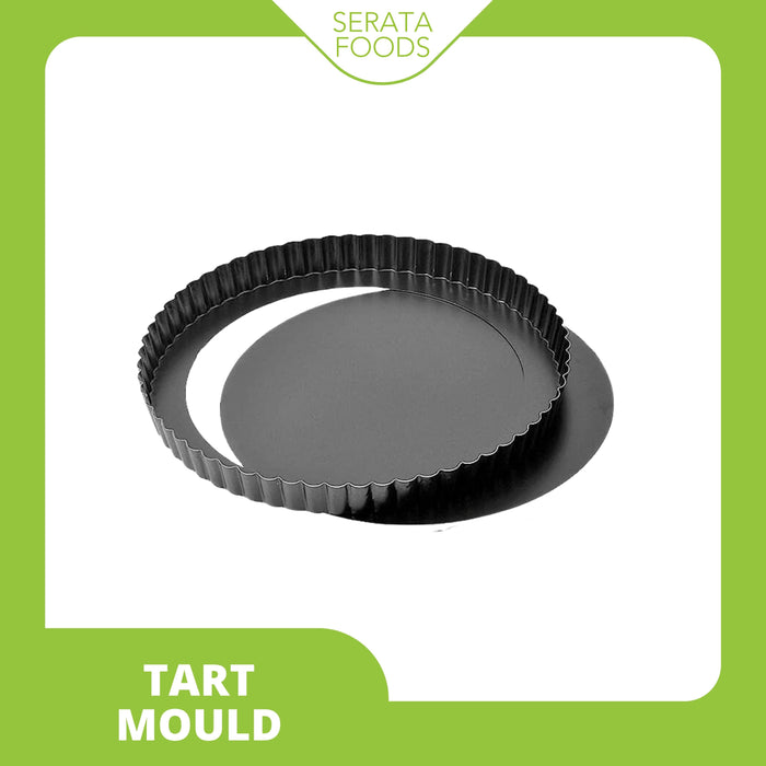 Sanneng SN5564 Round Fluted Tart Mould (Removable Bottom)