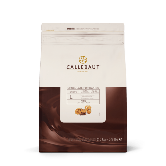 IC75X33E4U70 Barry Callebaut Milk Chocolate Baking Chips 2.5kg