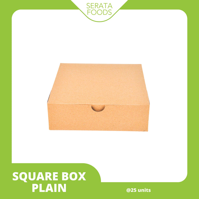 SBMEDP Square Box M (Plain) @25 units / Box Kertas Medium
