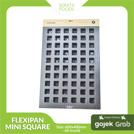 Flexipan FP1128 Mini Squares 60 Mould