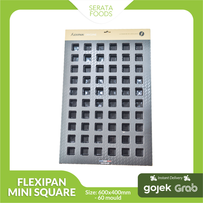 Flexipan FP1128 Mini Squares 60 Mould