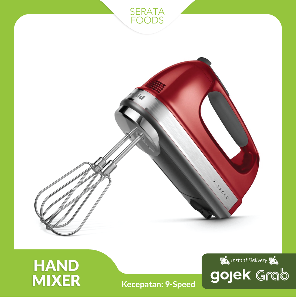 KitchenAid 5KHM9212BER 9-Speed Hand Mixer