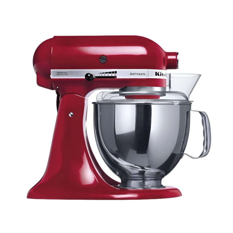 KitchenAid 5KSM125EER 5-Quart Artisan Stand Mixer Empire Red 4.8L