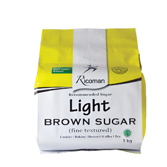 Ricoman Light Brown Sugar 1kg