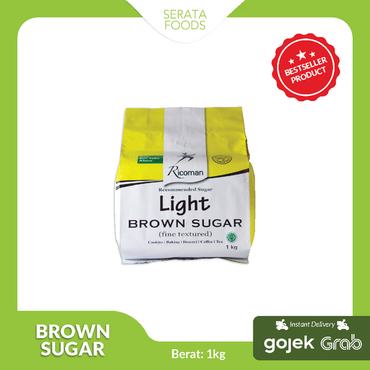 Ricoman Light Brown Sugar 1kg