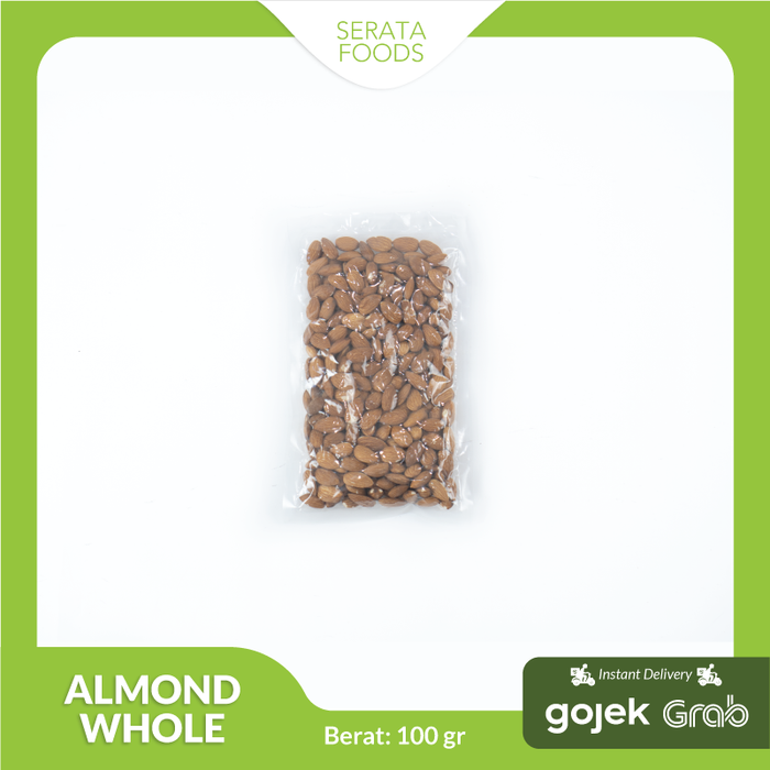 Almond Raw Whole NPX 27/30 - 100gr