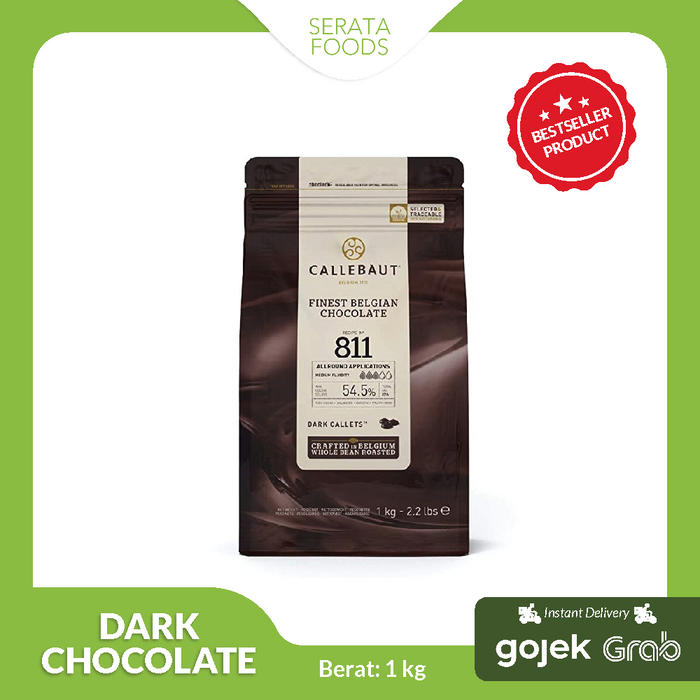 IC811NV68 Barry Callebaut Dark Couverture Chocolate 54.5% 1kg (Kalimantan Area)