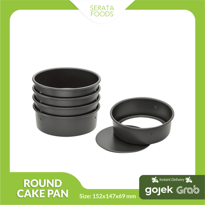 Sanneng Deep Round Embossed Cake Pan (Removable Bottom)