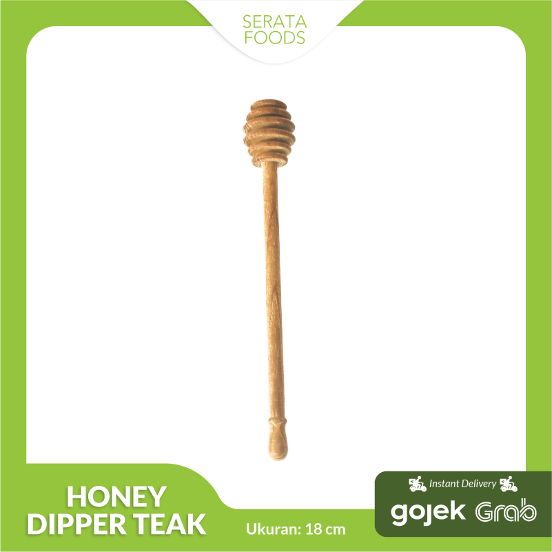 Buona Serata Sendok Madu Kayu Honey Dipper Akasia