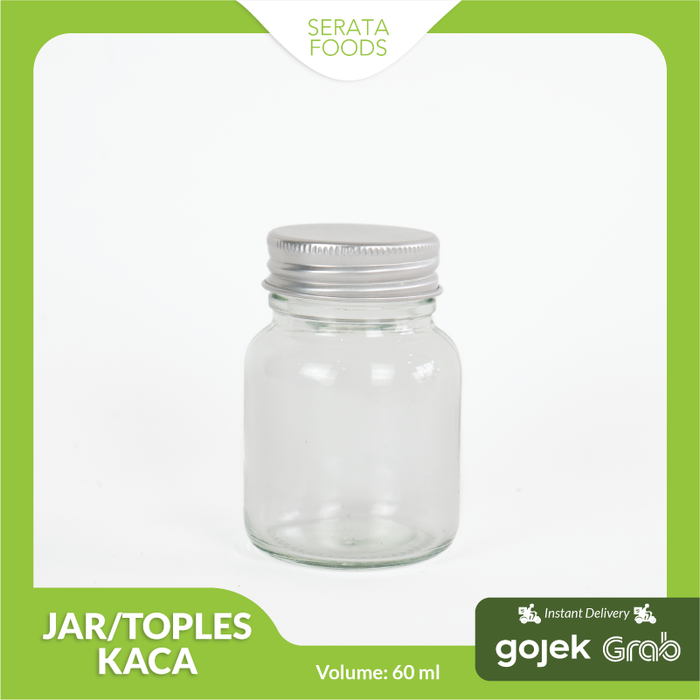 Jar/Botol Kaca BB 60 ml (BB C205)