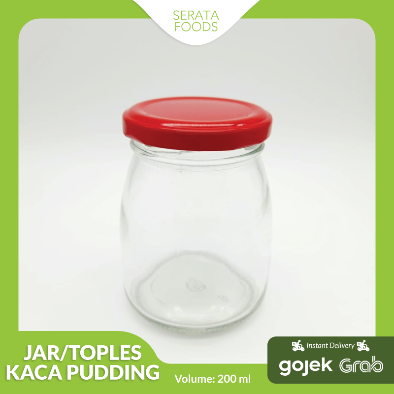 Jar/Toples Kaca Pudding 200 ml