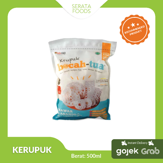 Kerupuk Bocah Tua Mawar Original 500 gr