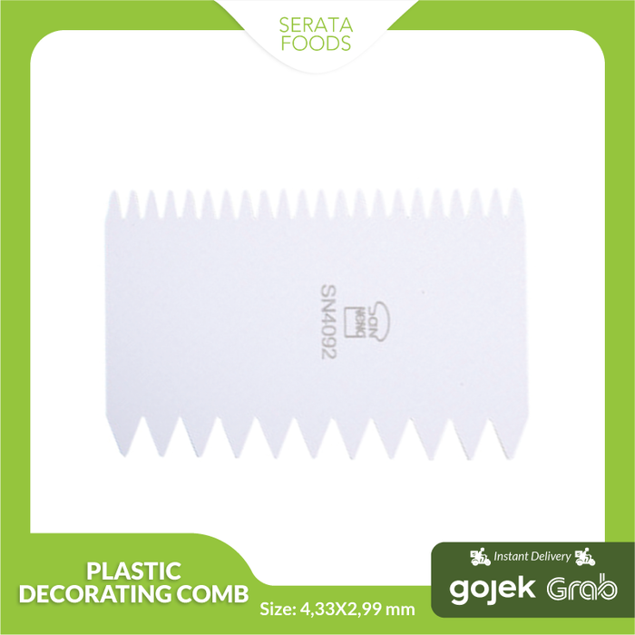 Sanneng SN4092 Plastic Decorating Comb