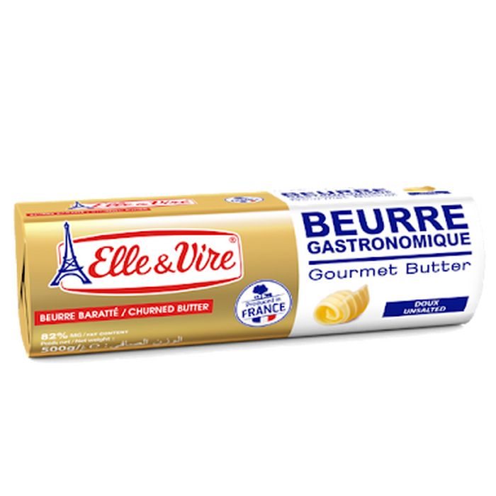 Elle Vire Elle Vire Unsalted Butter 82% 500gr (KALIMANTAN AREA) - SerataFoods