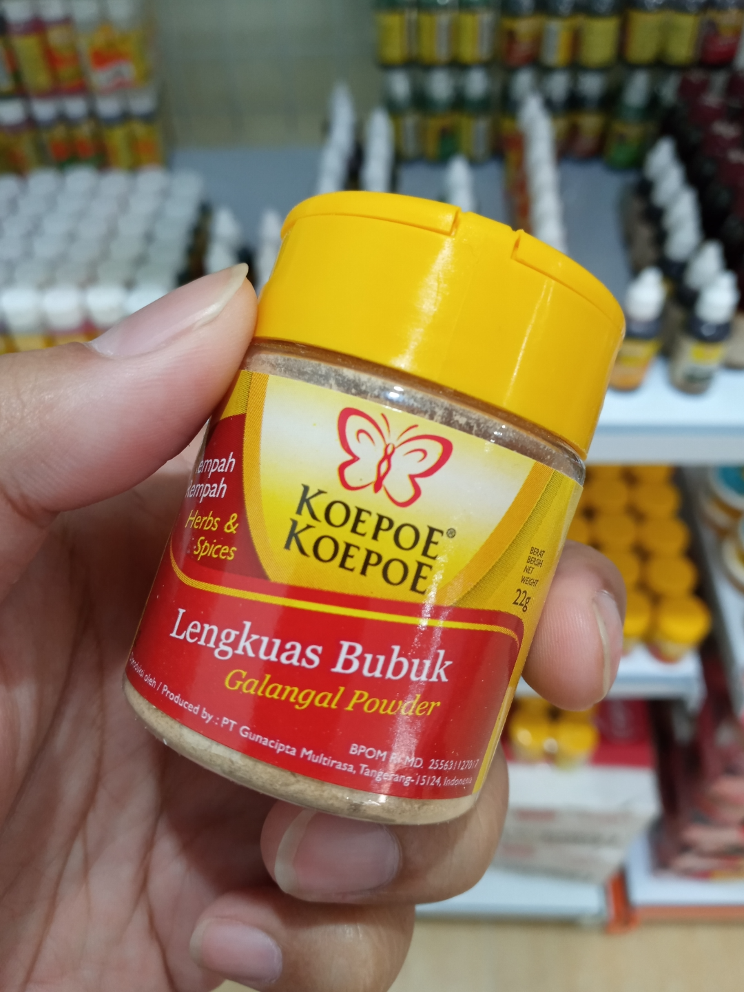 Koepoe Lengkuas Bubuk 22 gr - SerataFoods