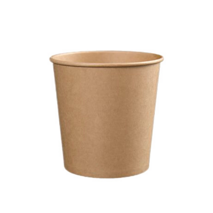 Brown Paper Kraft Cup (tanpa tutup) @ 25 units - SerataFoods