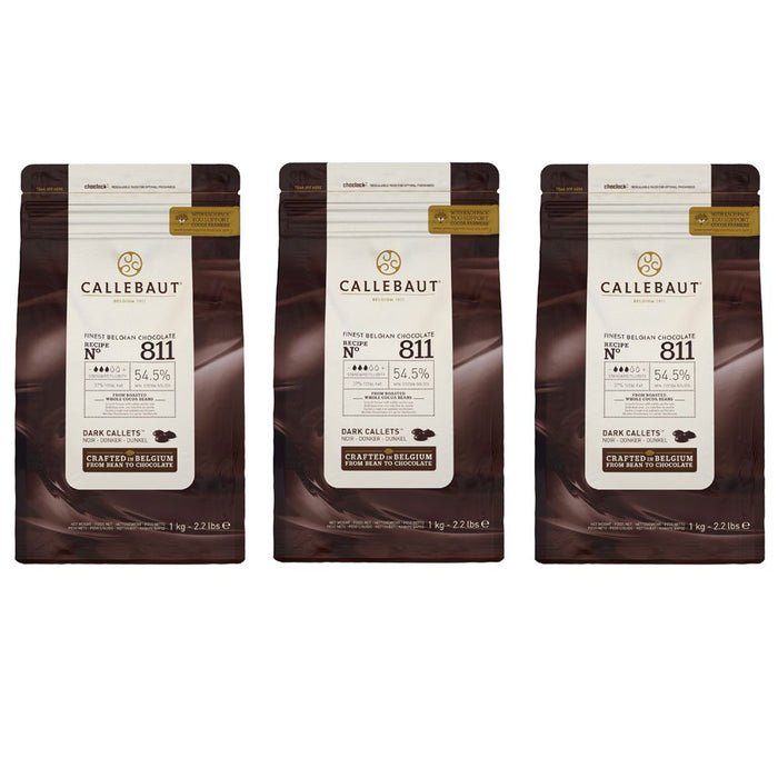 IC811NV68 Barry Callebaut Dark Couverture Chocolate 54.5% 1kg (KALIMANTAN AREA) - SerataFoods