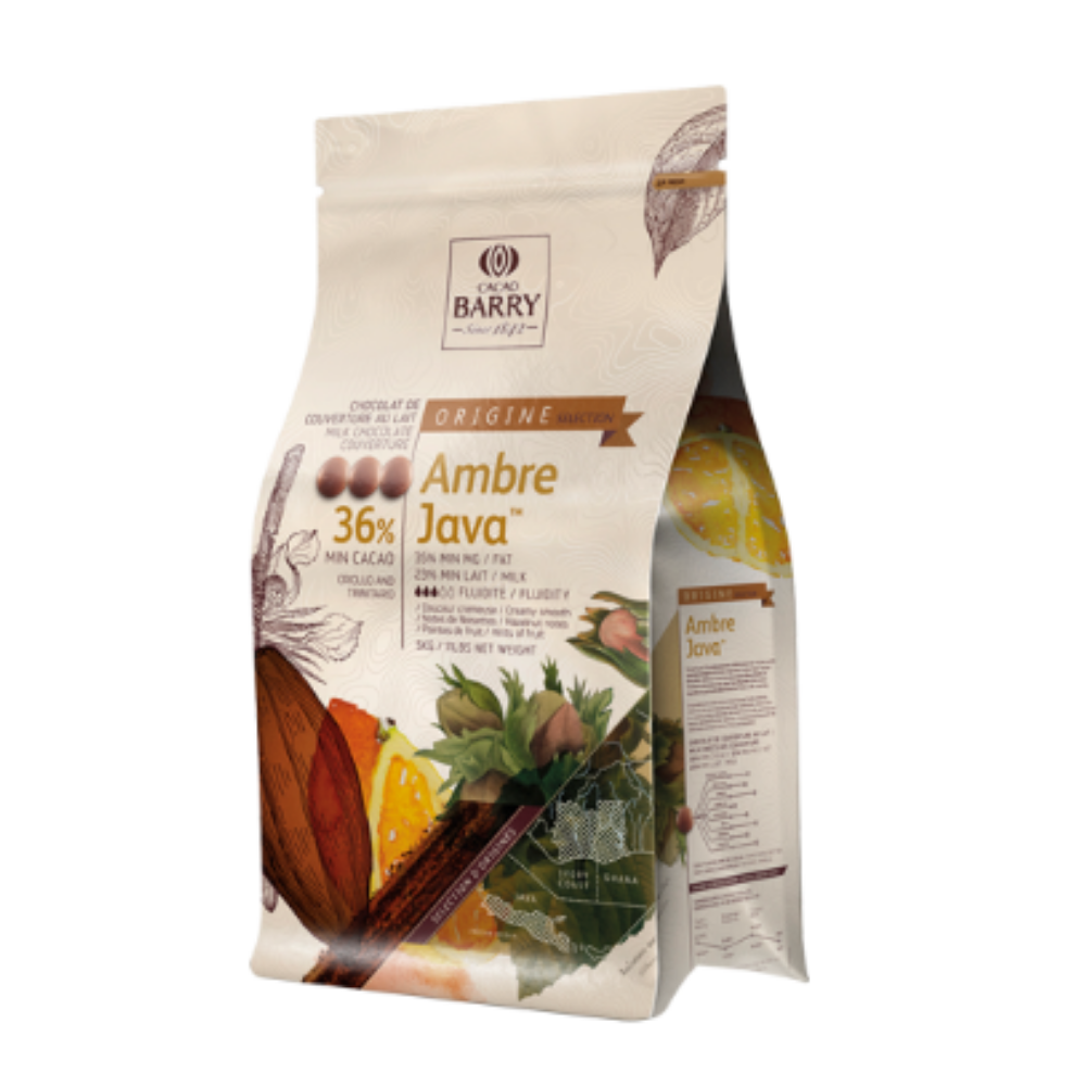 Cacao Barry 154472 Ambre Java 36% 5kg - SerataFoods