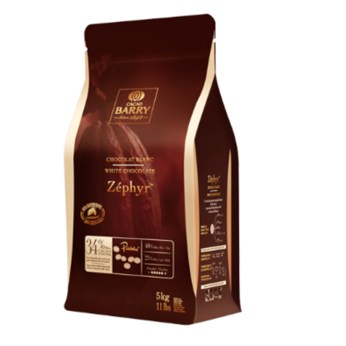 Cacao Barry 160097 Zephyr 31% 5kg - SerataFoods