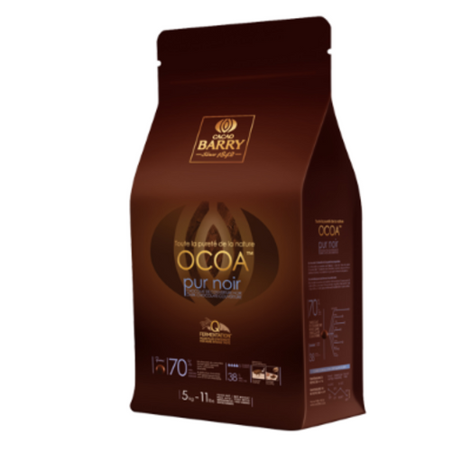 Cacao Barry 160098 Ocoa Pur Noir 70% 5kg - SerataFoods