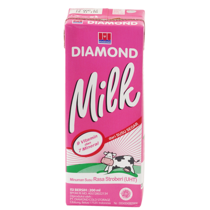 Diamond Milk UHT 200 ml (Kalimantan)