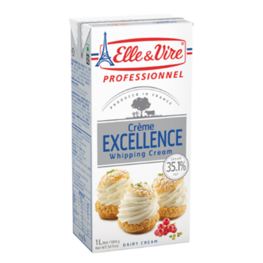 Elle Vire 100863 Whipping Cream 1L - SerataFoods