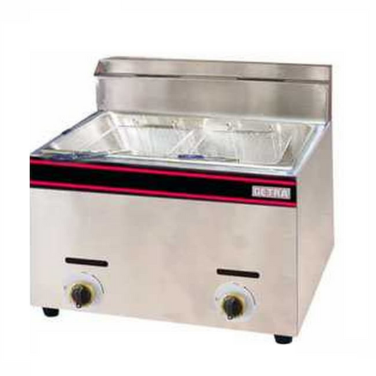 Getra GF-73 Gas Table Top Fryer 2 Basket - SerataFoods