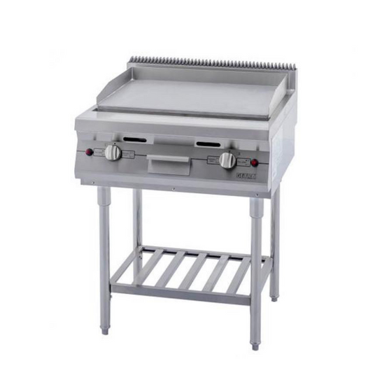 Getra RPD-4 Gas Open Flat Griddle w Shelf - SerataFoods