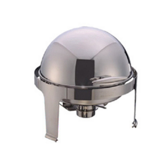 Getra YH-721LD Round Roll Top Chaffing Dish (w Window Lid) - SerataFoods