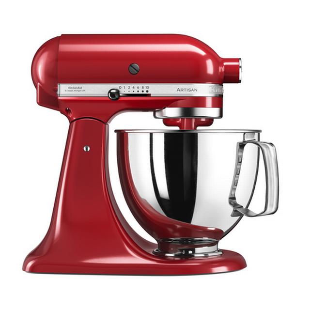 KitchenAid 5KSM125EER 5-Quart Artisan Stand Mixer Empire Red 4.8L - SerataFoods