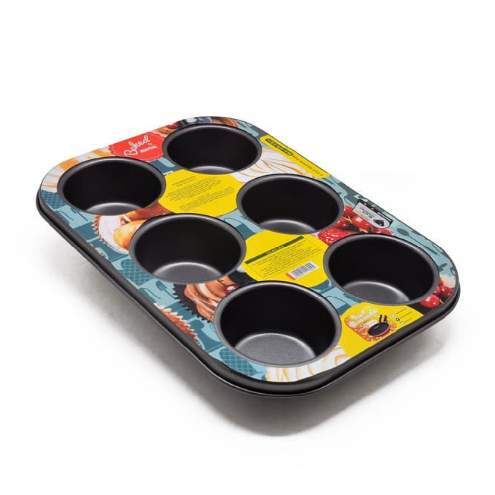 MAXIM BW6MUP(ZX)26 6 Cup Muffin Pan - SerataFoods