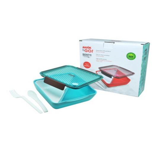 MAXIM MBSQ1.2L Lunch Box Bento Square Box 1.2L - SerataFoods