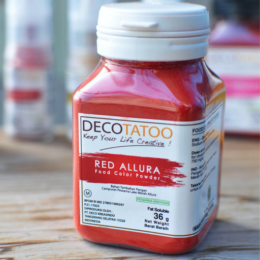 Deco Tattoo RCFS36 Red Coloring Fat Soluble - SerataFoods
