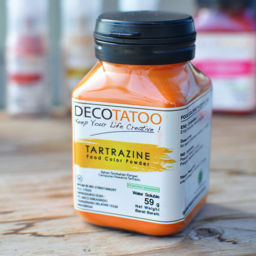 Deco Tattoo YCWS59 Yellow Coloring Water Soluble - SerataFoods