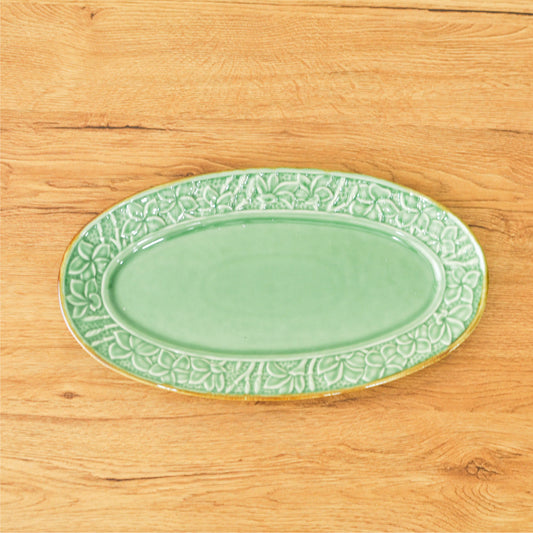 JENGGALA A07RO2982 Lukas Oval Plate Medium - SerataFoods