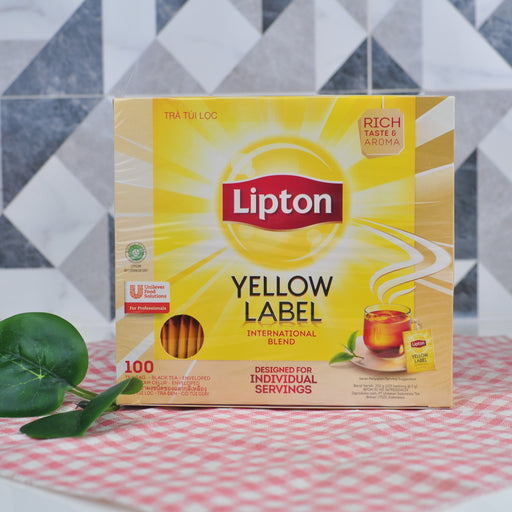 Lipton Tea Bag Yellow Label International Blend 100 x 2 gr (200 gr) - SerataFoods