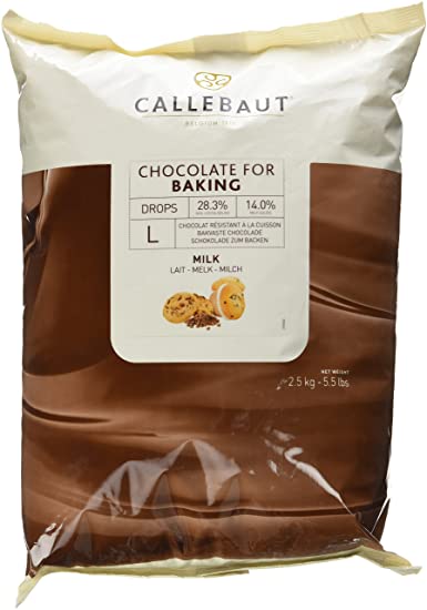 IC75X33E4U70 Barry Callebaut Milk Chocolate Baking Chips 2.5kg - SerataFoods