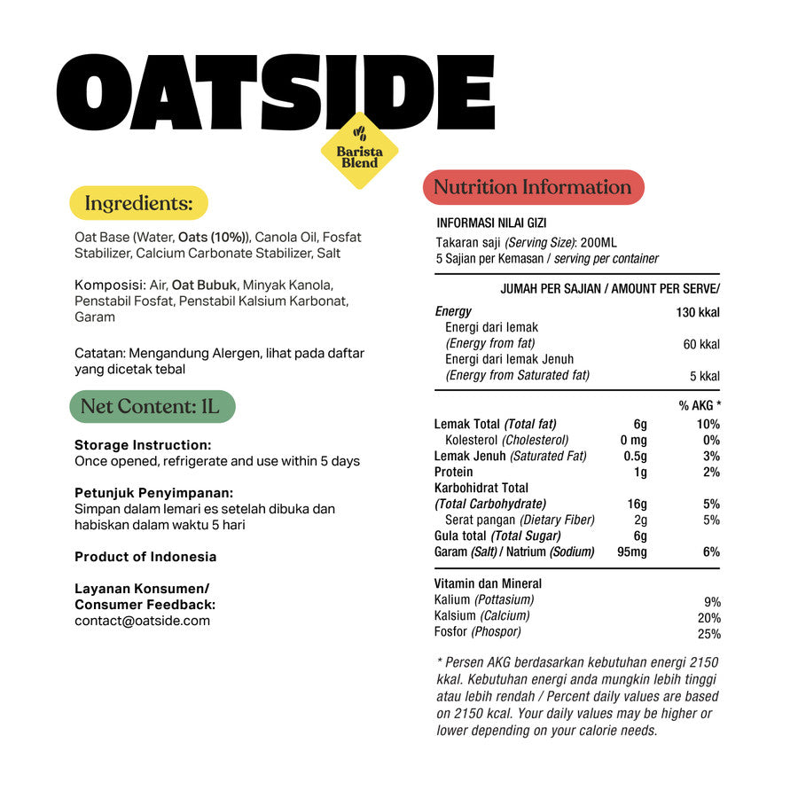 Oatside Oat Milk