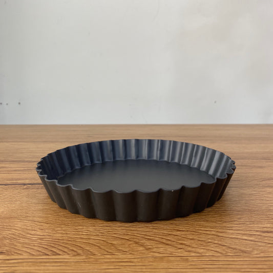 Sanneng SN5560 Round Fluted Tart Mold - Removable Bottom - SerataFoods